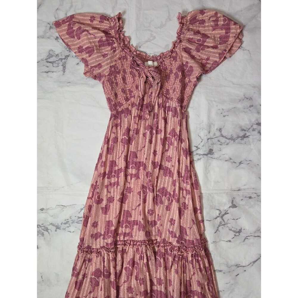 Cleobella Ashlyn Organic Cotton Midi Dress In Batik Print